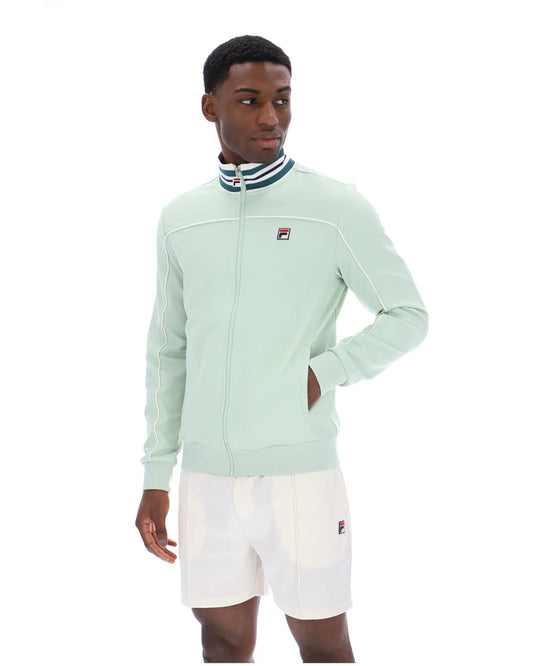 Fila | Federico Tipped Neck Track Jacket - Surf Spray