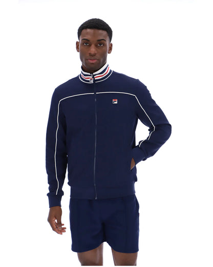 Fila | Federico Tipped Neck Track Jacket - Fila Navy