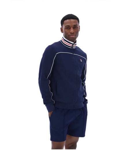 Fila | Federico Tipped Neck Track Jacket - Fila Navy
