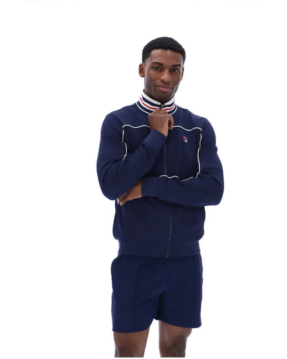 Fila | Federico Tipped Neck Track Jacket - Fila Navy