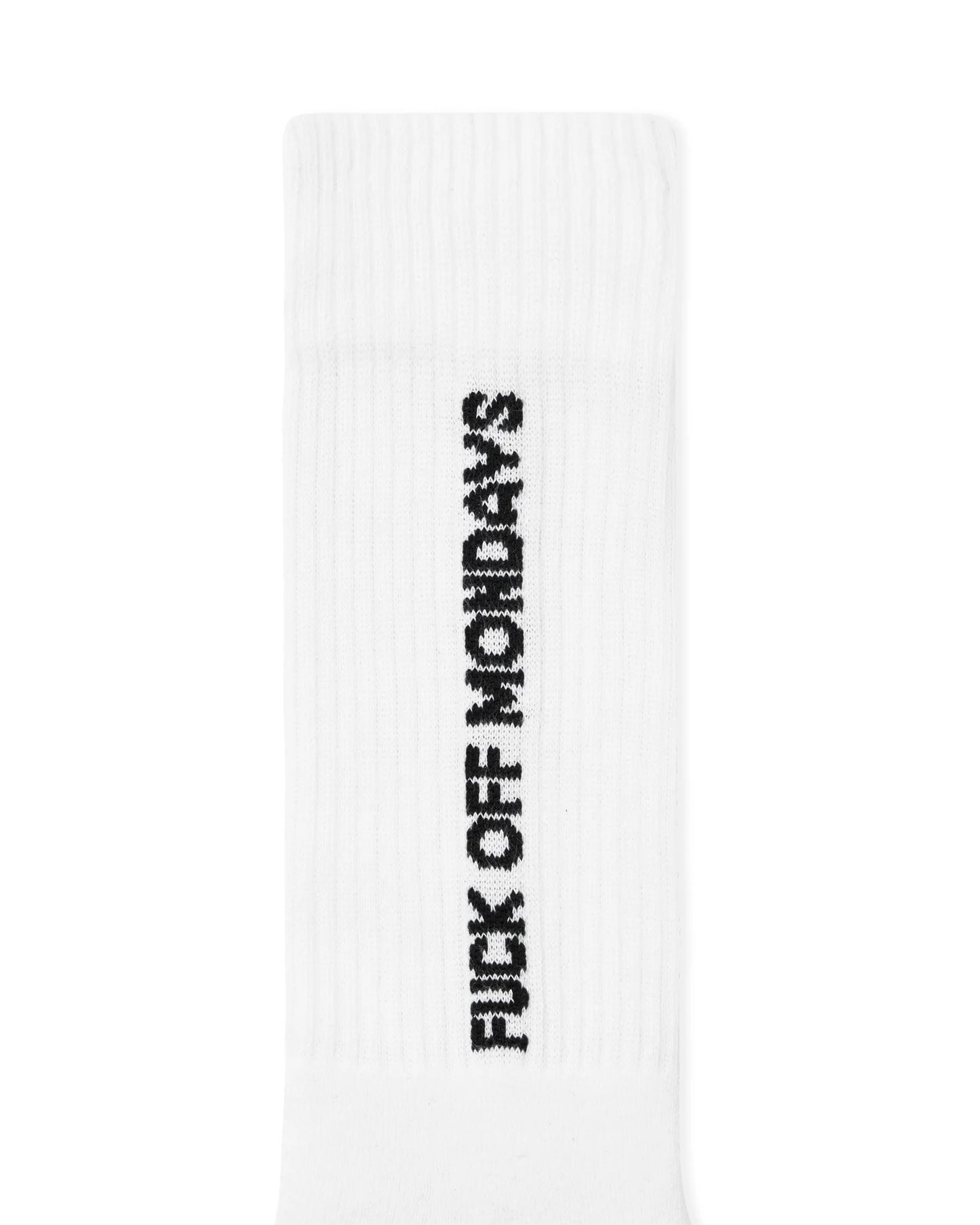 Weekend Offender - FO Mondays Sports Socks White Pack of 3