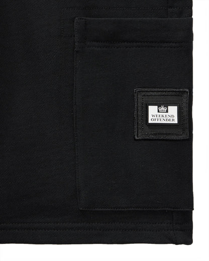 Weekend Offender - Hawkins Jogger Shorts Black