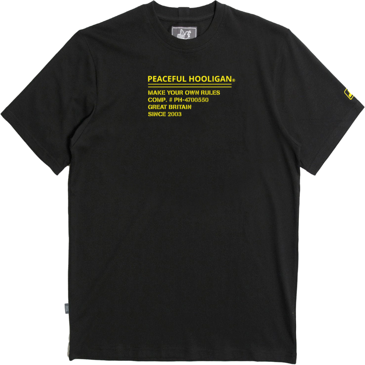 Peaceful Hooligan - I.D T-Shirt Black