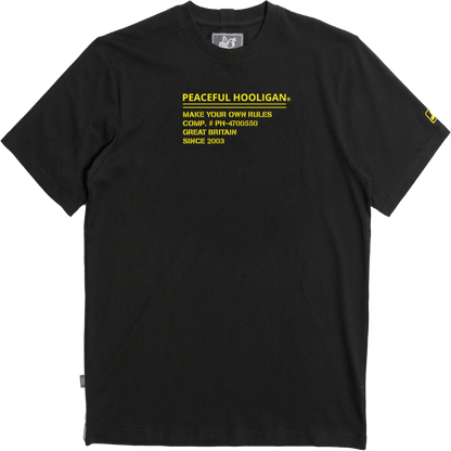 Peaceful Hooligan - I.D T-Shirt Black