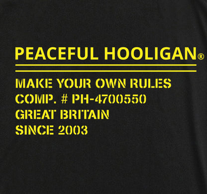 Peaceful Hooligan - I.D T-Shirt Black