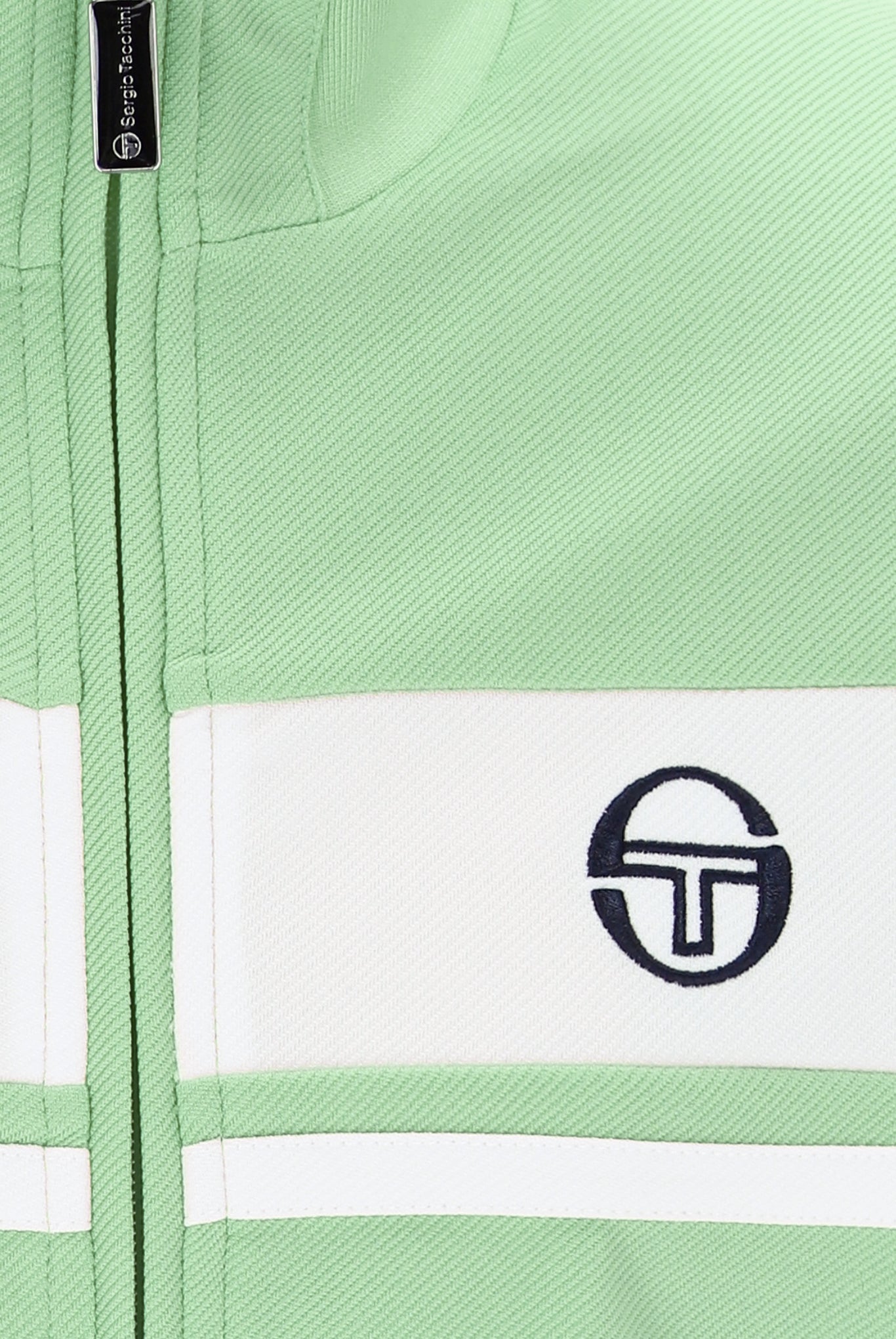 Sergio Tacchini | Damarindo Track Top - Quiet Green / Gardenia