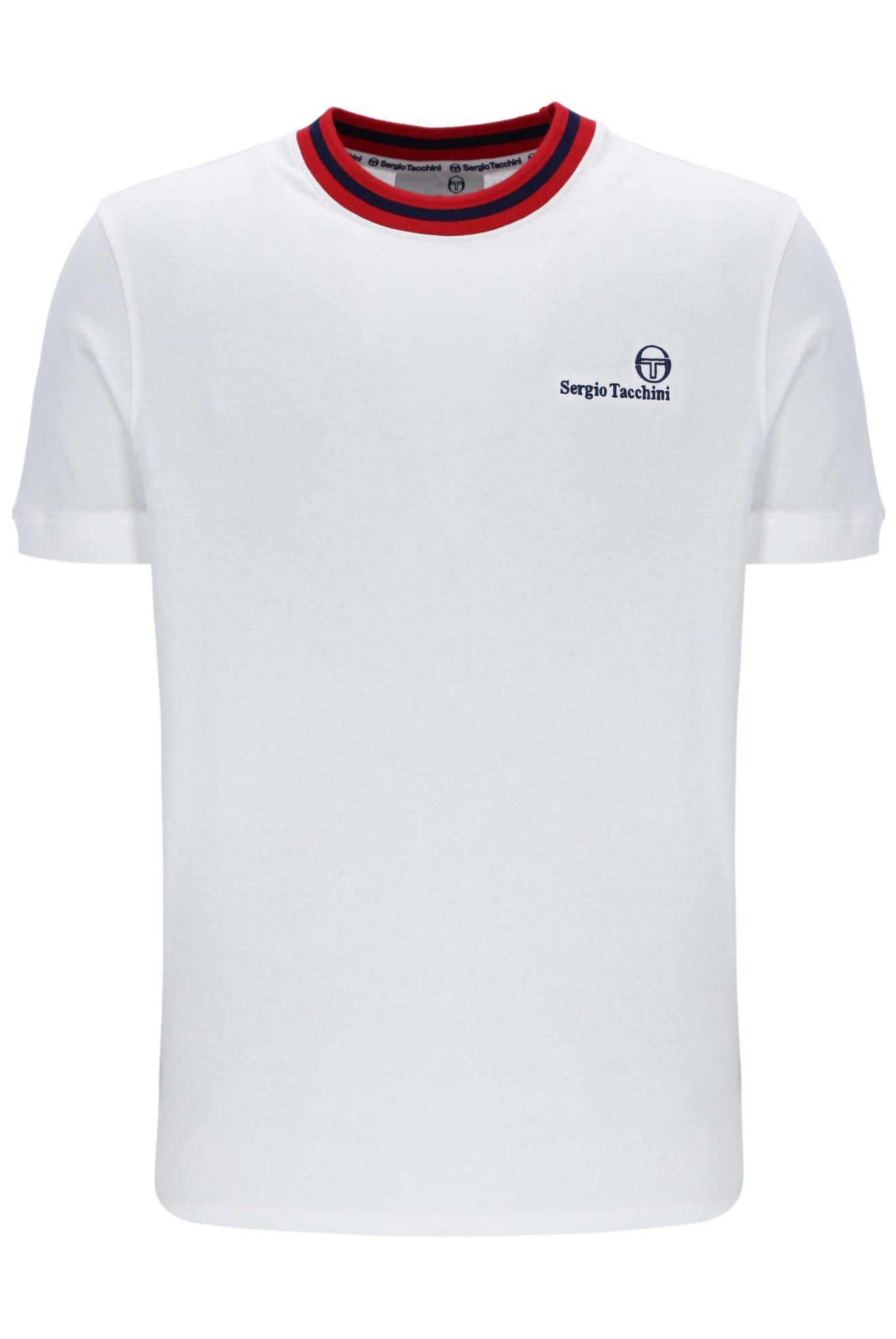 Sergio Tacchini | Rainer FC T-Shirt - White Maritime/Adrenaline Rush