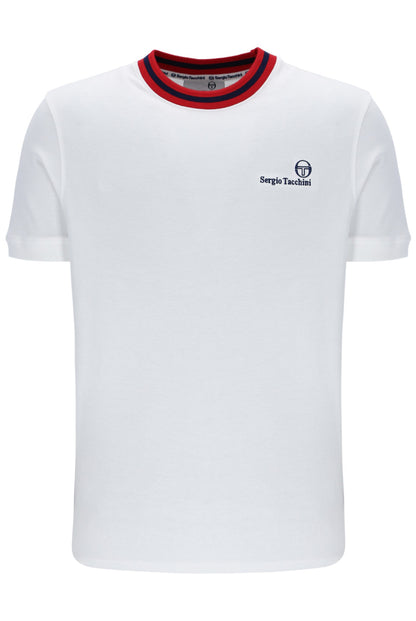 Sergio Tacchini | Rainer FC T-Shirt - White Maritime/Adrenaline Rush