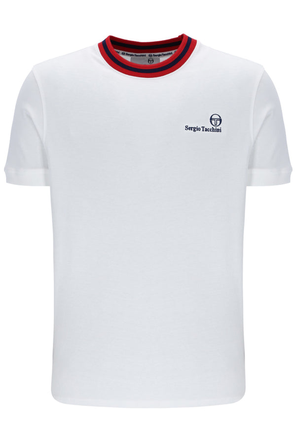Sergio Tacchini | Rainer FC T-Shirt - White Maritime/Adrenaline Rush