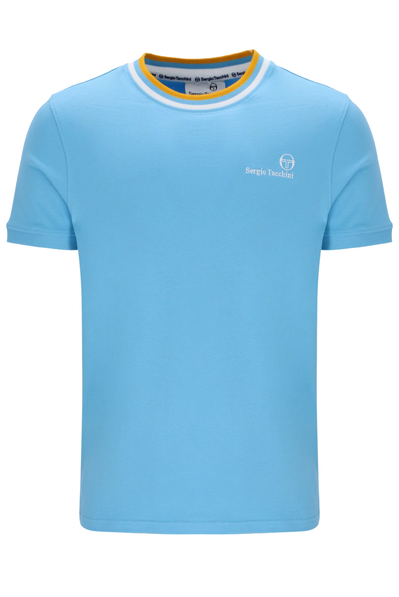 Sergio Tacchini | Rainer FC T-Shirt - Baltic Sea/White Old Gold