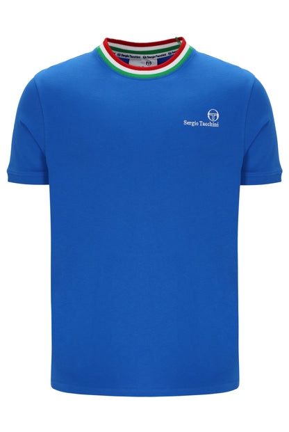 Sergio Tacchini | Rainer FC T-Shirt - Strong Blue/Fern Green/Adrenaline Rush