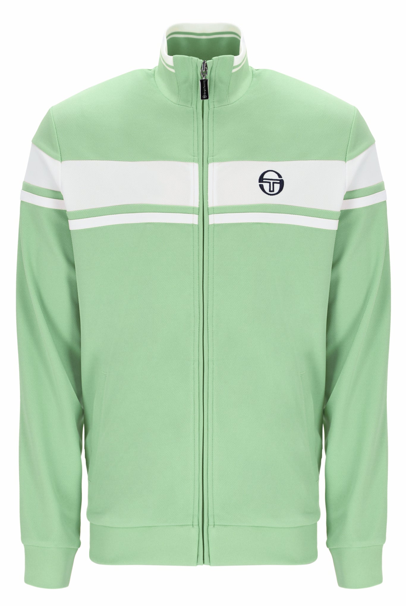 Sergio Tacchini | Damarindo Track Top - Quiet Green / Gardenia