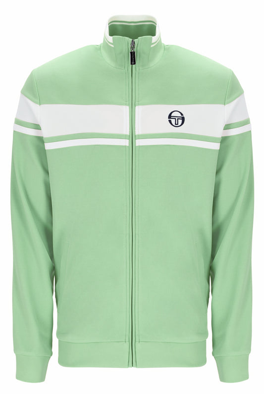 Sergio Tacchini | Damarindo Track Top - Quiet Green / Gardenia