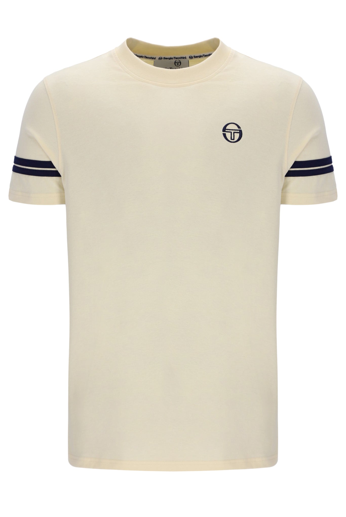 Sergio Tacchini | Grello Crew Neck T-shirt - Sandshell/Maritime Blue