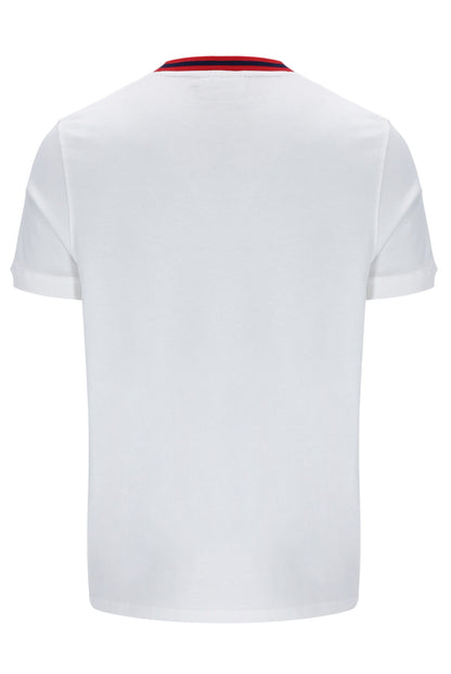 Sergio Tacchini | Rainer FC T-Shirt - White Maritime/Adrenaline Rush