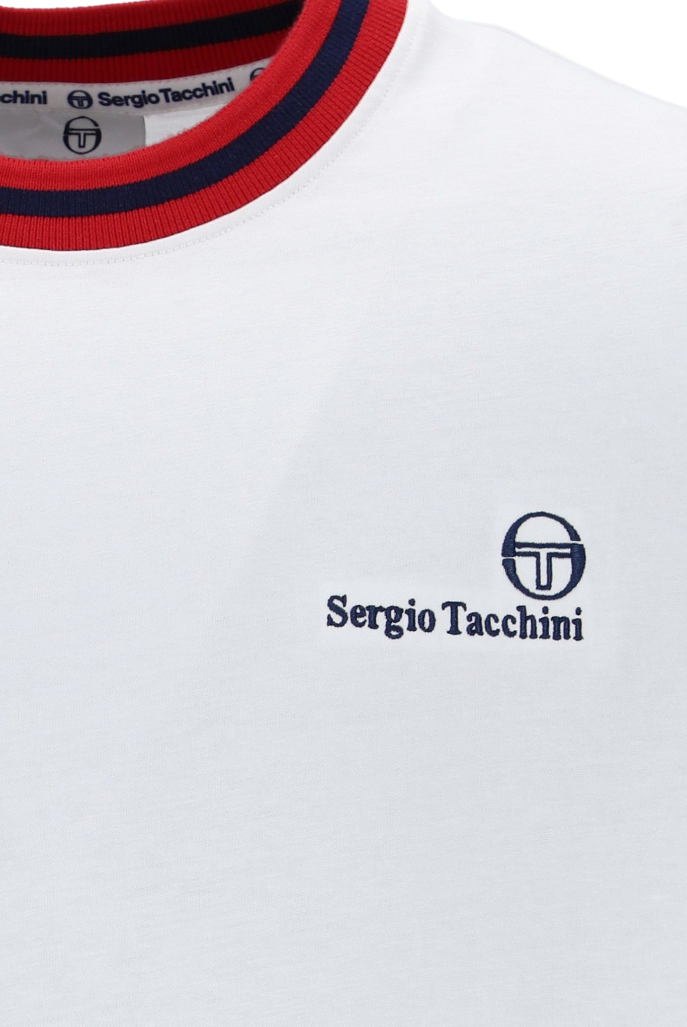 Sergio Tacchini | Rainer FC T-Shirt - White Maritime/Adrenaline Rush