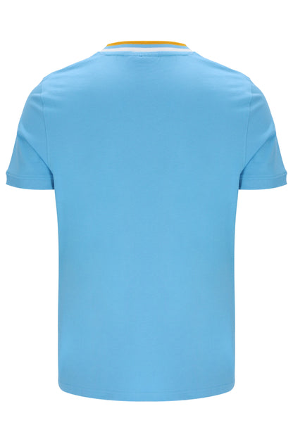 Sergio Tacchini | Rainer FC T-Shirt - Baltic Sea/White Old Gold