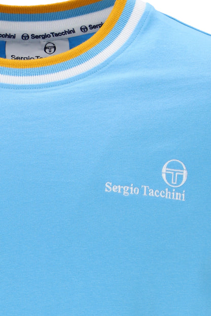 Sergio Tacchini | Rainer FC T-Shirt - Baltic Sea/White Old Gold