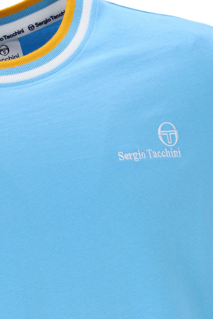 Sergio Tacchini | Rainer FC T-Shirt - Baltic Sea/White Old Gold