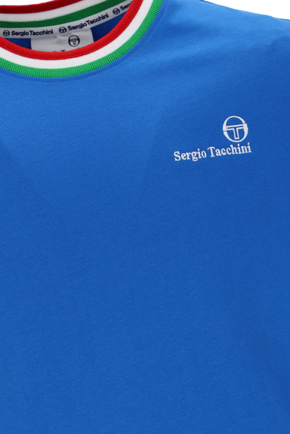 Sergio Tacchini | Rainer FC T-Shirt - Strong Blue/Fern Green/Adrenaline Rush