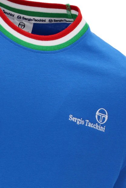 Sergio Tacchini | Rainer FC T-Shirt - Strong Blue/Fern Green/Adrenaline Rush