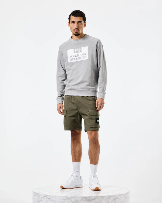 Weekend Offender - Scopello Cargo Shorts - Castle Green