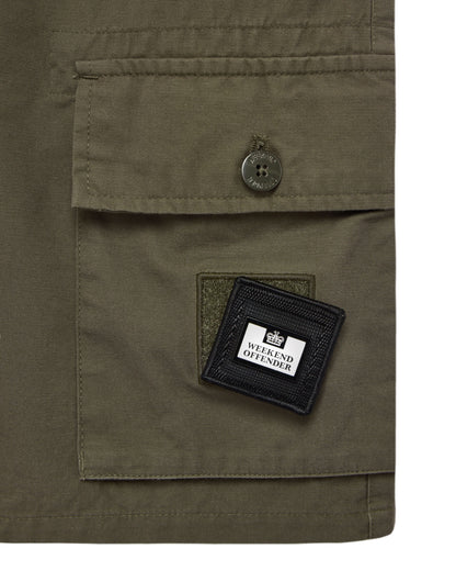 Weekend Offender - Scopello Cargo Shorts - Castle Green