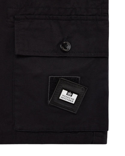 Weekend Offender - Scopello Cargo Shorts - Black