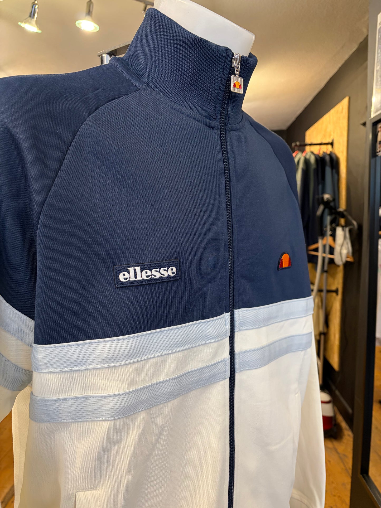 Ellesse | Rimini track Jacket - Off White/Navy