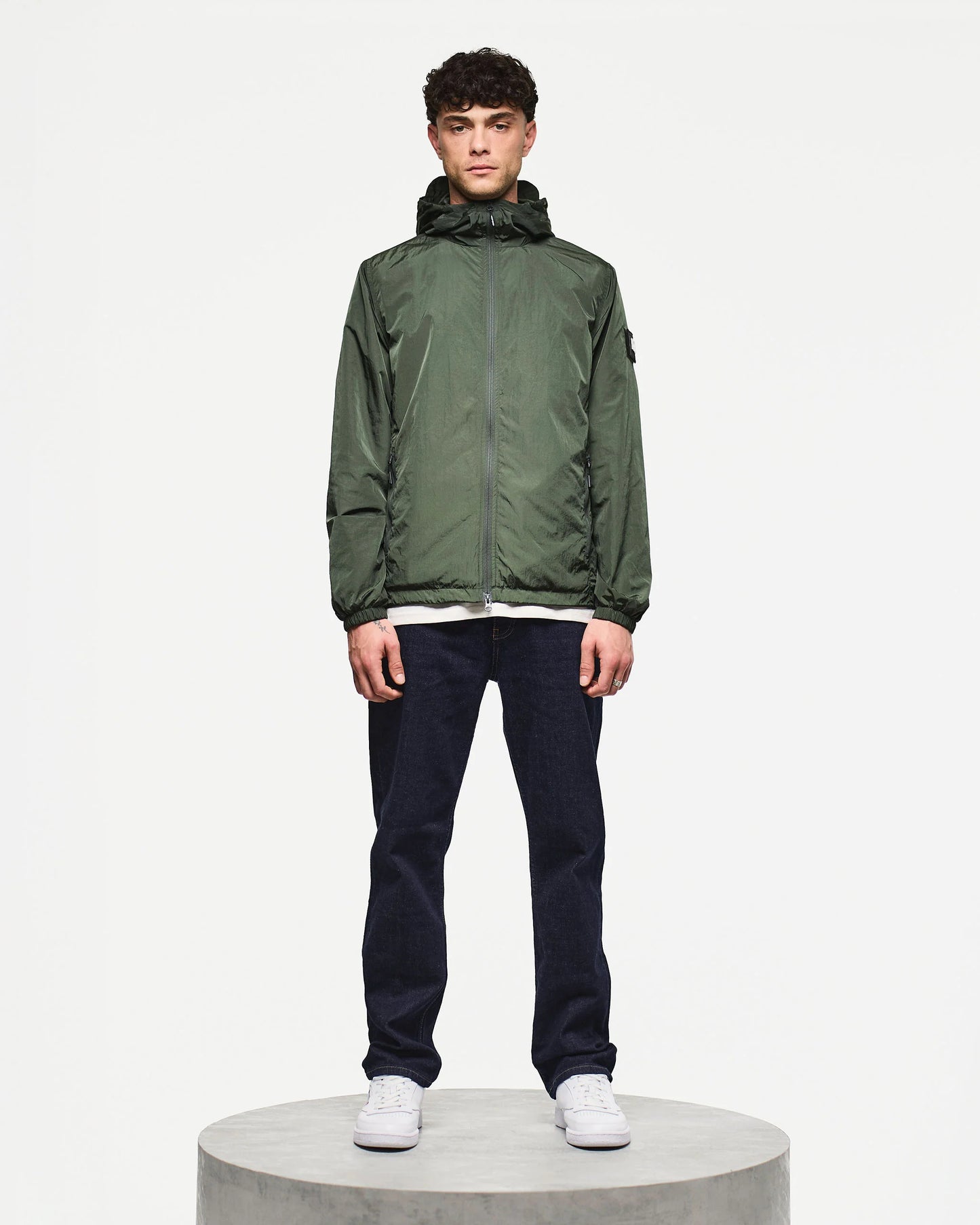 Weekend Offender - Technician Fleece Lined Jacket - Black Forest Green