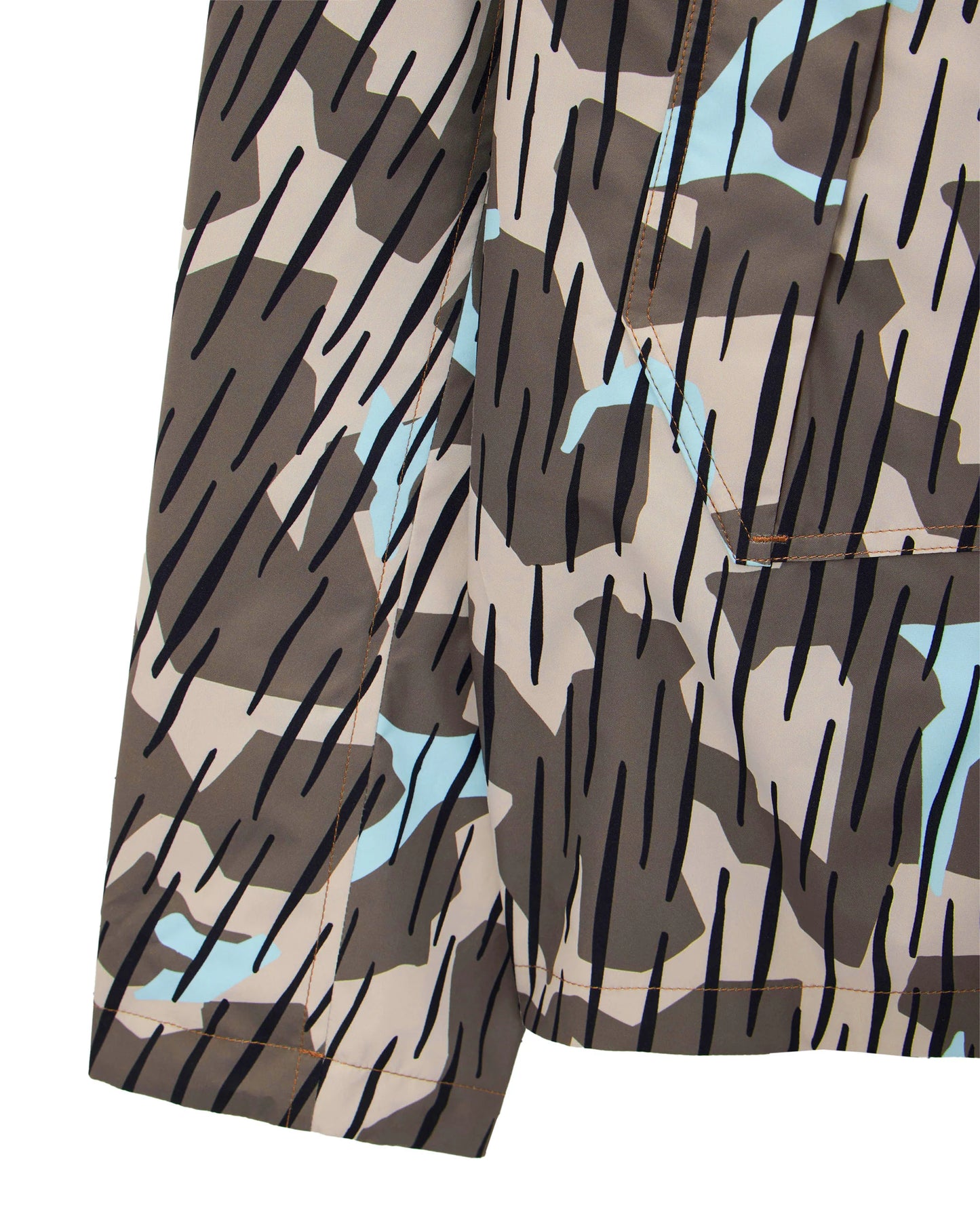 Weekend Offender - Mercury Camo Reversible Jacket - Tobacco Brown