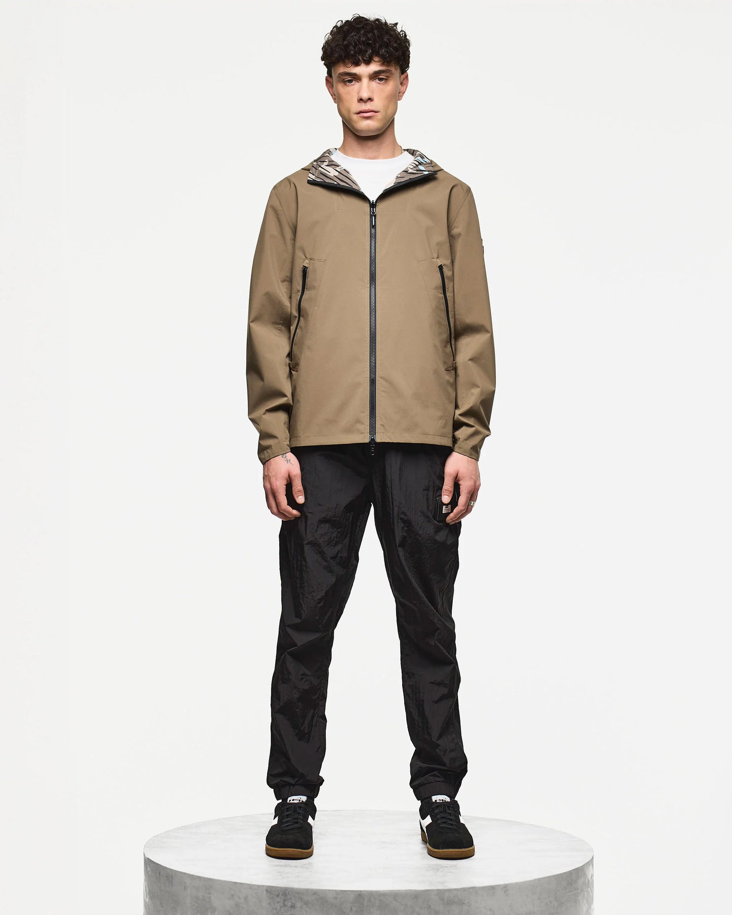 Weekend Offender - Mercury Camo Reversible Jacket - Tobacco Brown