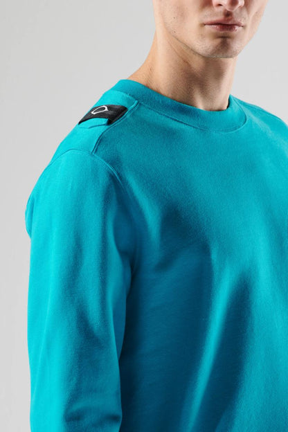 MA.STRUM Edge Crew Sweatshirt - Vallarta Blue