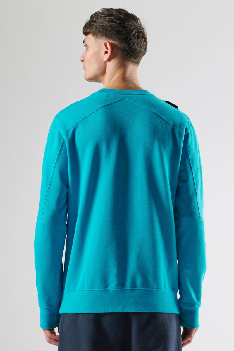 MA.STRUM Edge Crew Sweatshirt - Vallarta Blue