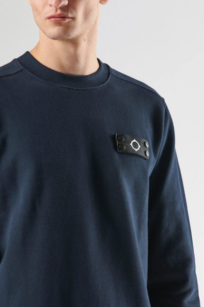 MA.STRUM - Neo Crew Sweatshirt - Ink Navy