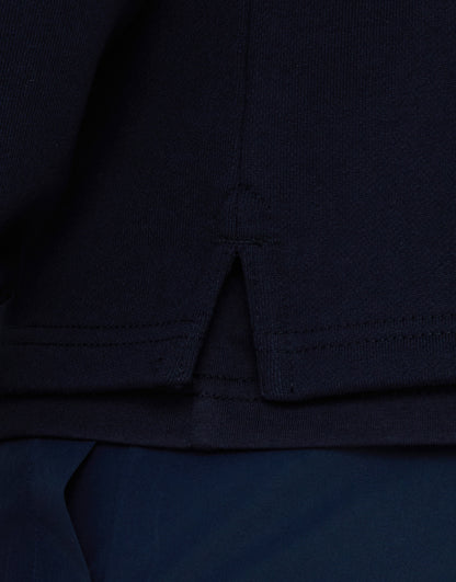 Marshall Artist - Costal Erosion 1/4 Zip Sweat - Navy
