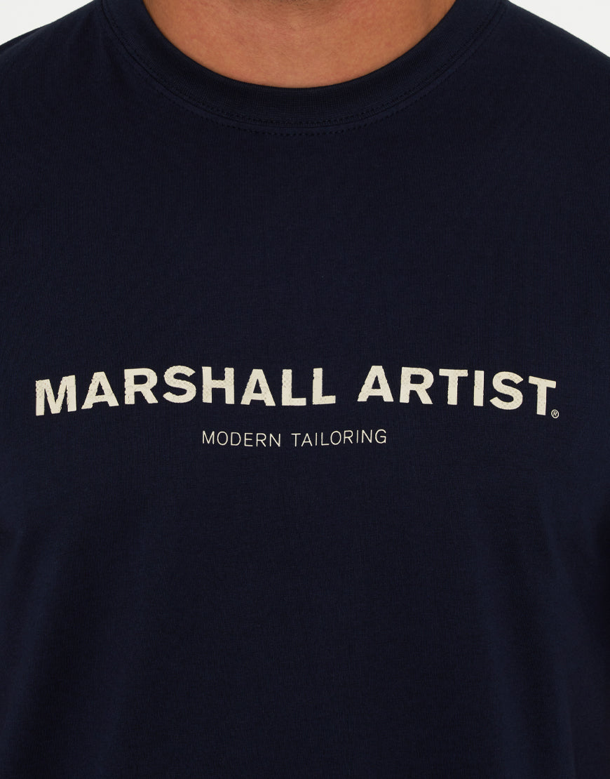 Marshall Artist - Coastal Erosion T-Shirt - Navy