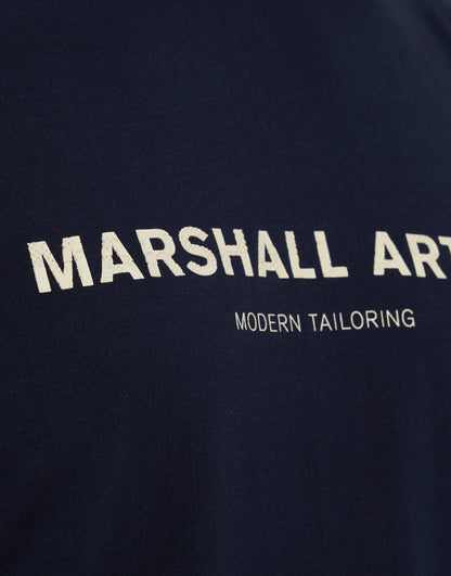 Marshall Artist - Coastal Erosion T-Shirt - Navy