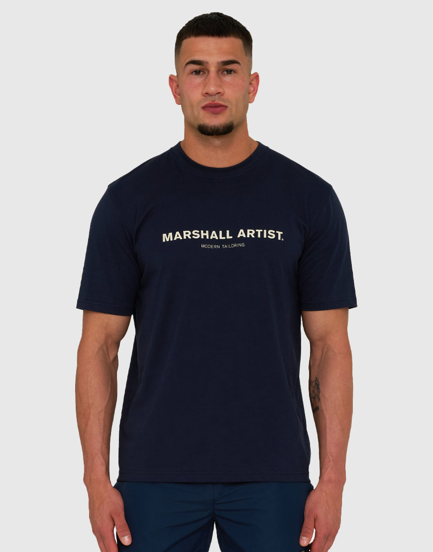Marshall Artist - Coastal Erosion T-Shirt - Navy