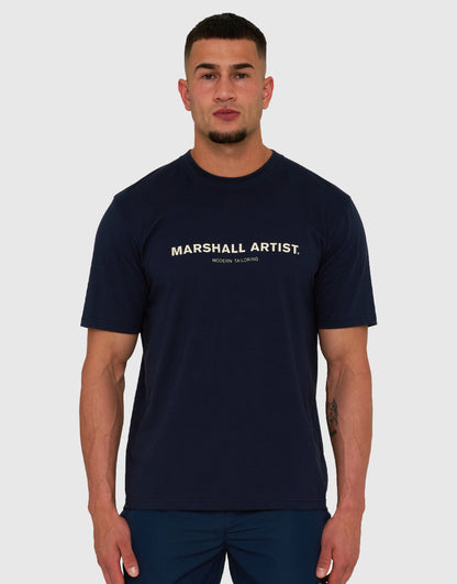 Marshall Artist - Coastal Erosion T-Shirt - Navy
