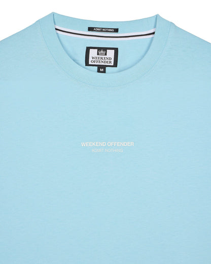 Weekend Offender - Millergrove T-Shirt Saltwater Blue/White