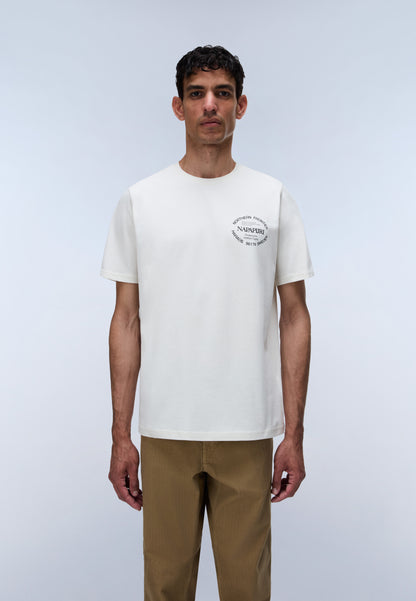 Napapijri Swhol Graphic T-Shirt White FVA