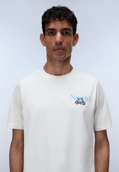 Napapijri Swhol White FYA Mens T-Shirt Front