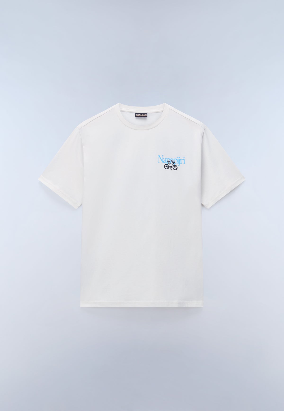 Napapijri Swhol White FYA Mens T-Shirt Front No Model