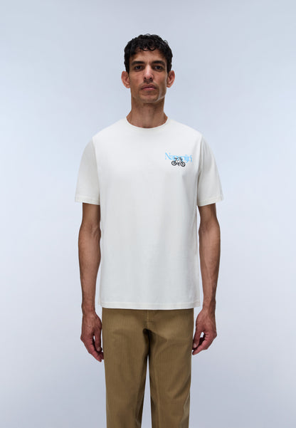 apapijri Swhol White FYA Mens Graphic T-Shirt Front View