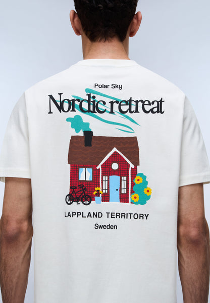 Napapijri Swhol White FYA Printed Graphic Detail