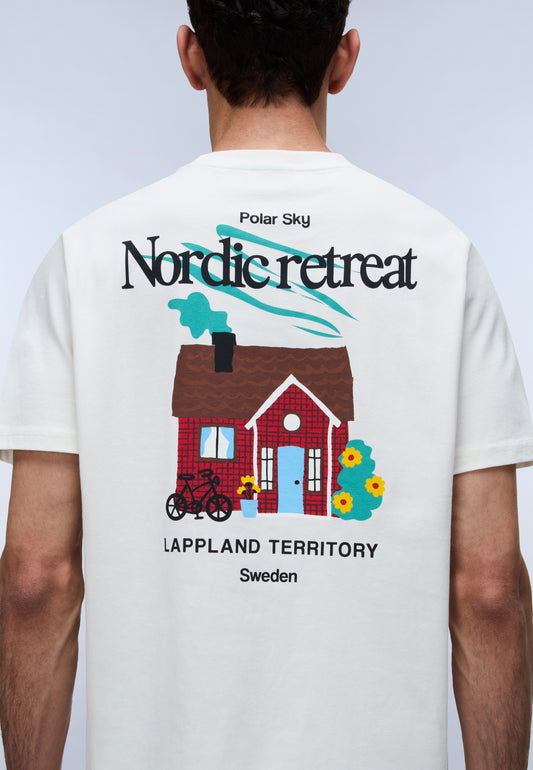 Napapijri Swhol White FYA Printed Graphic Detail