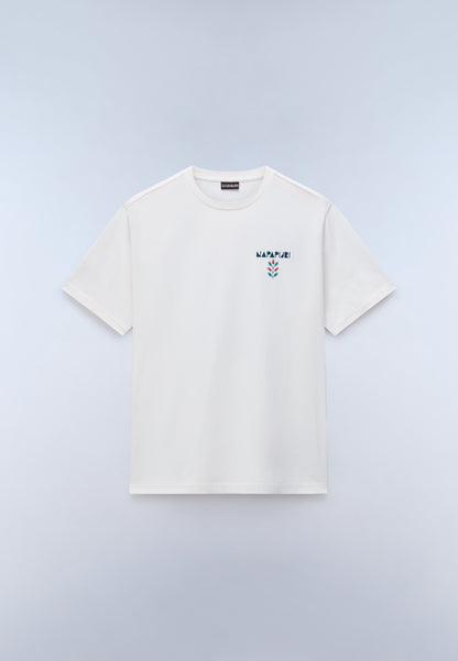 Napapijri Swhol Graphic T-Shirt White Whisper