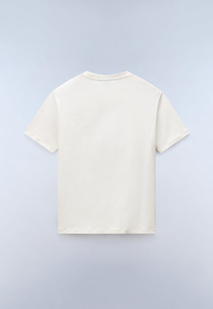 Napapijri Sunda White FYA Printed and Embroidered Graphic Detail