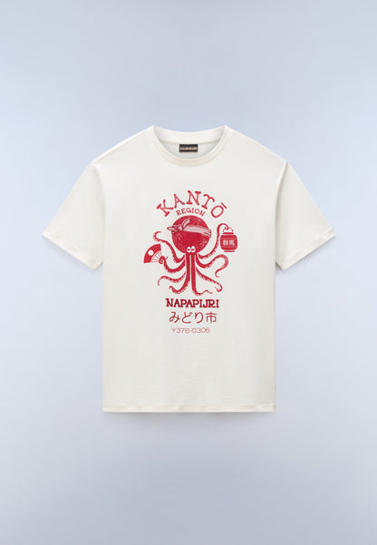 Napapijri Sunda Graphic T-Shirt White FYA